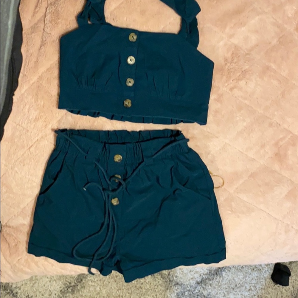 Hunter Green two piece set